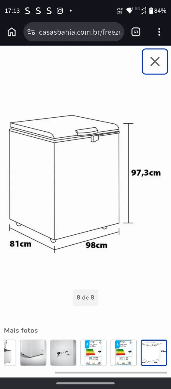 Freezer Consul vertical - Foto 3