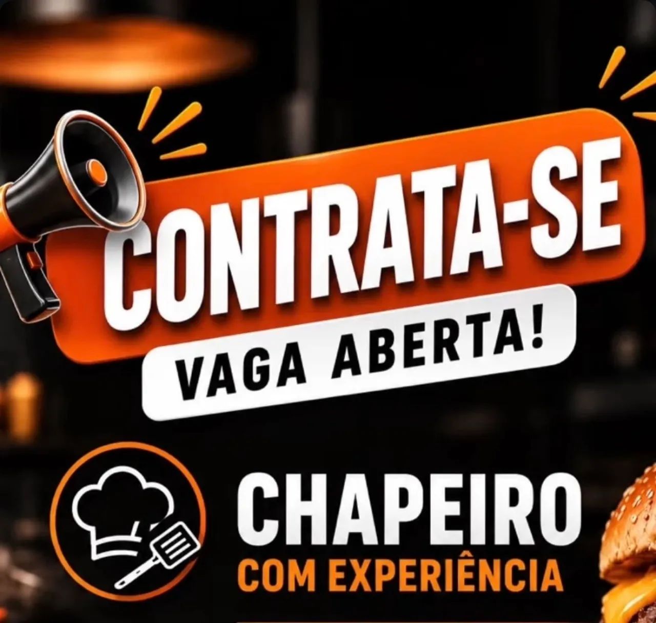 Contrata- se Chapeiro com experiência