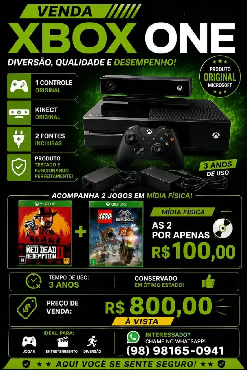 Vendo Xbox ONE 800,00