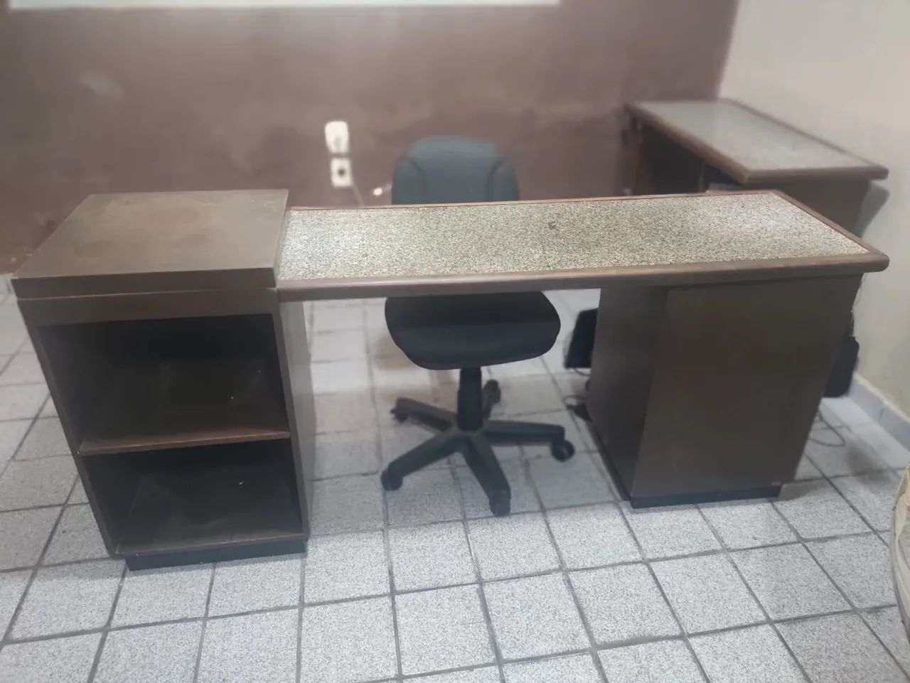 Bancada para recepção 