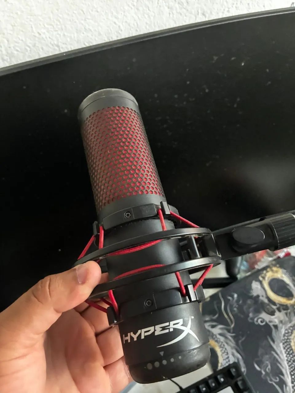 Microfone HyperX c/ braço articulado - Foto 3