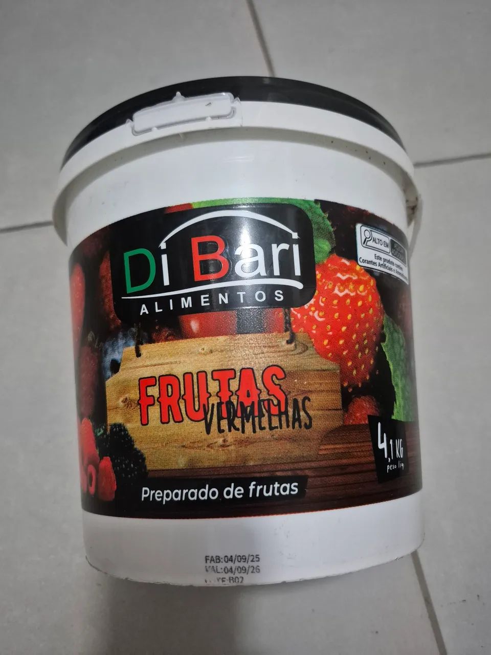 Preparado de Frutas Vermelhas
