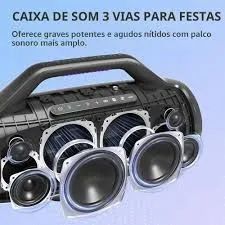 Tronsmart Caixa De Som Bluetooth 130w Ipx6 Jbl Boombox - Foto 2