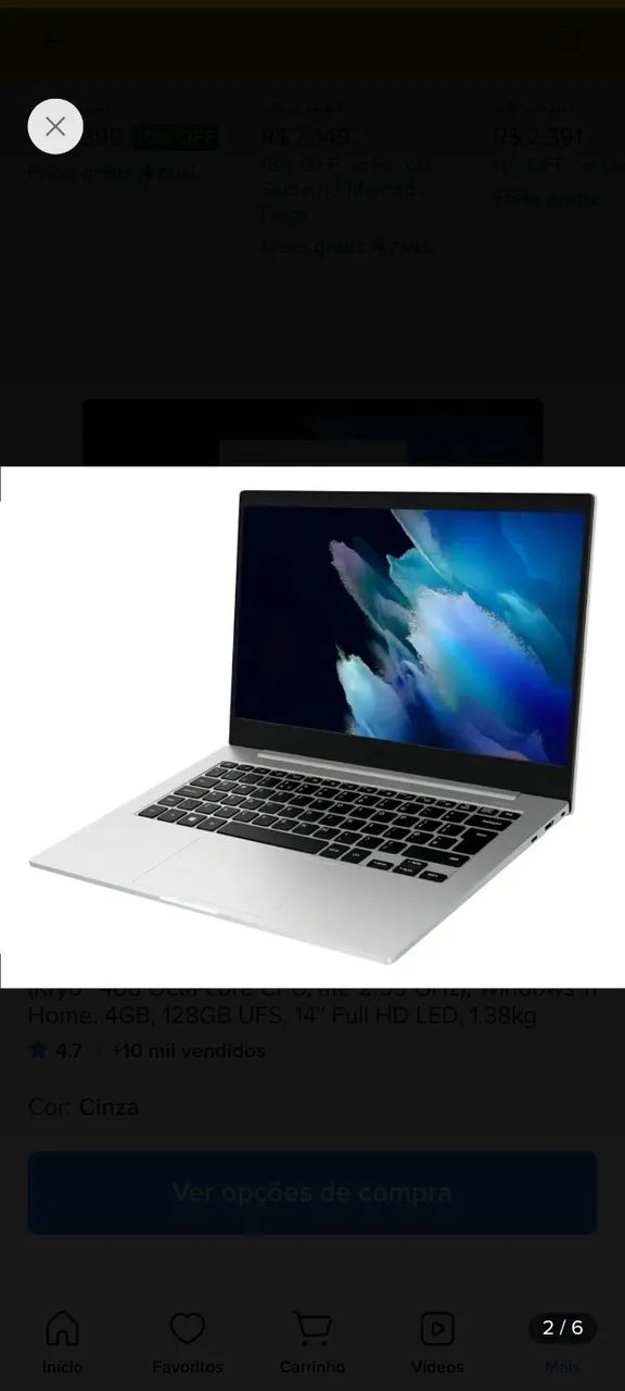  Notebook Samsung Galaxy book  - Foto 4