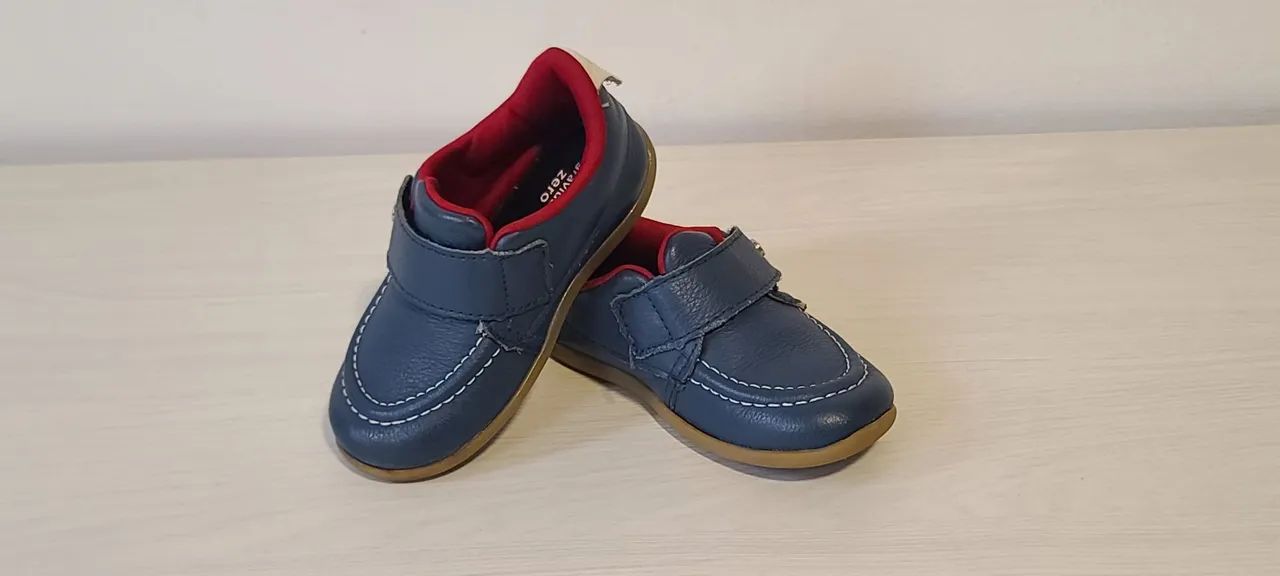 Mocassim Infantil Menino Couro Ortopé