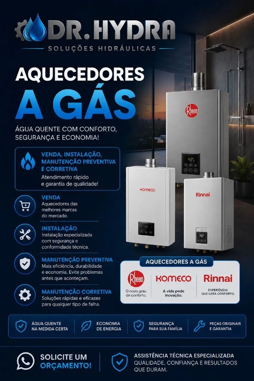 Aquecedor a gás 