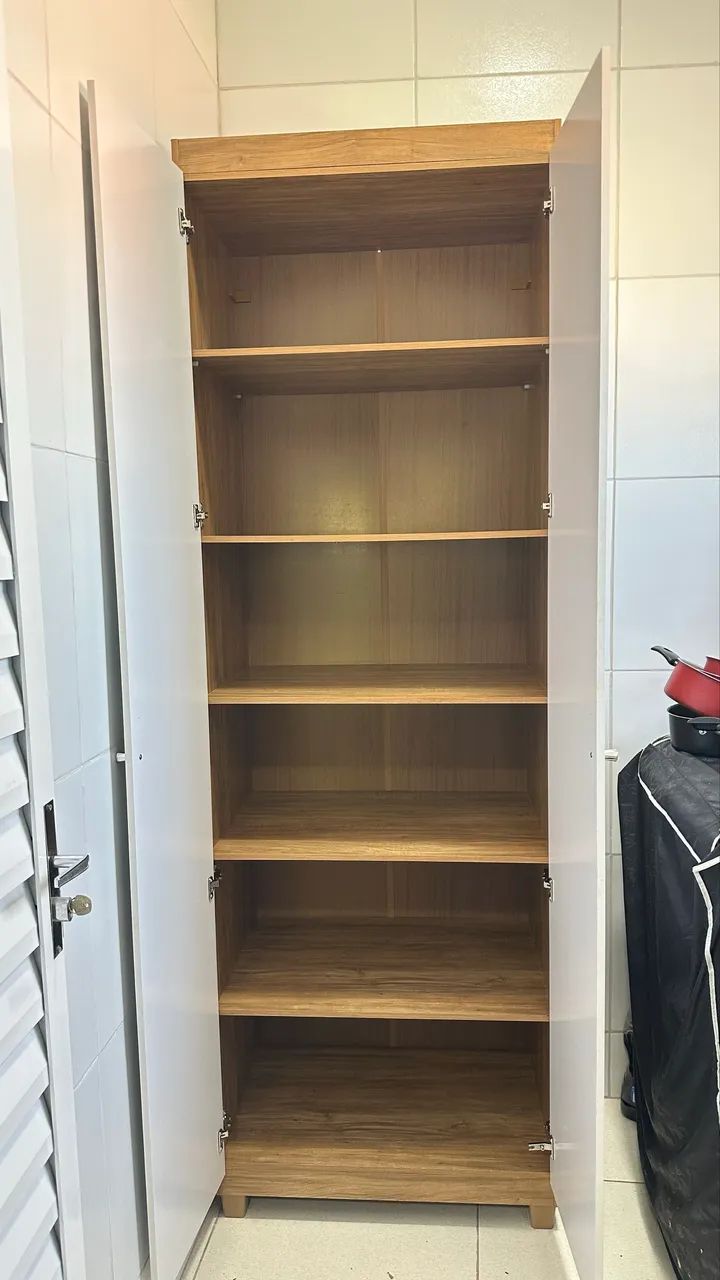ARMARIO MULTIUSO BARTIRA GIGANTE 2 PORTAS E 5 PRATELEIRA - Foto 5