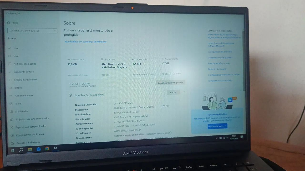 Notebook novo  - Foto 3