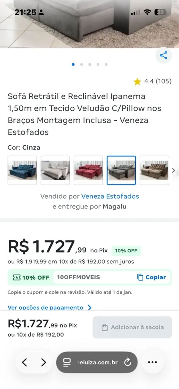 Sofá retrátil  - Foto 3