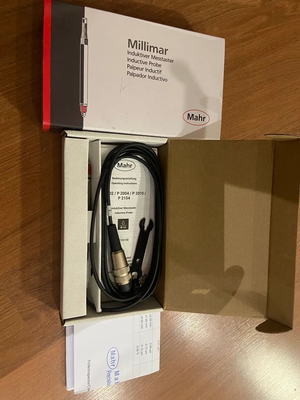 Probe Apalpador Mahr P2004T