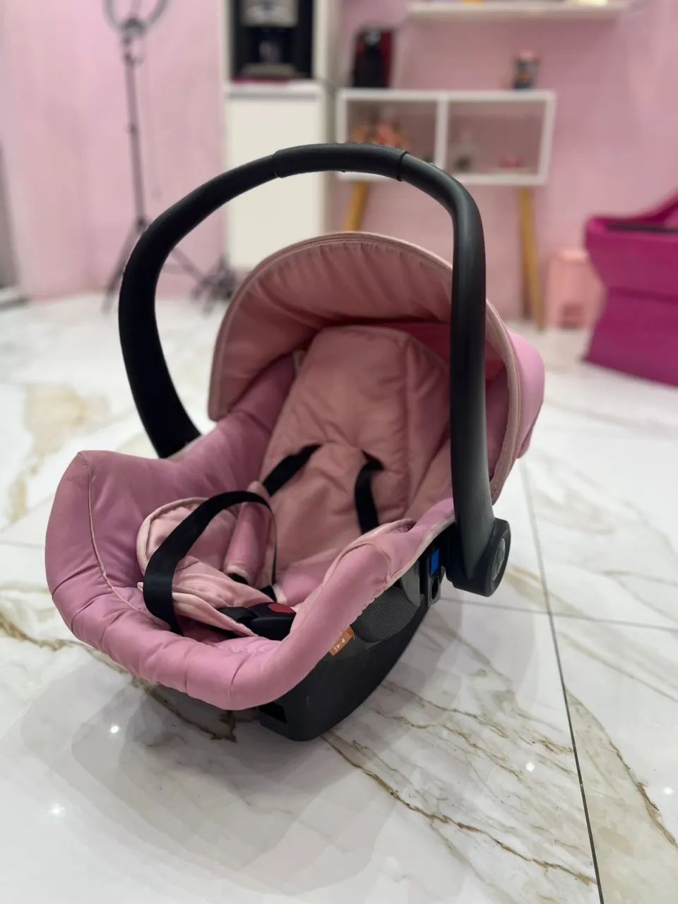 Bebê conforto rosa - Foto 2