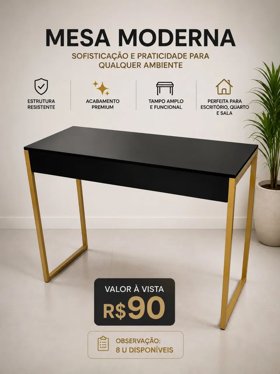 Mesa escritório  - Foto 3