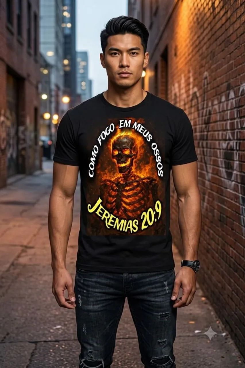 Camisetas cristãs estampas exclusivas 