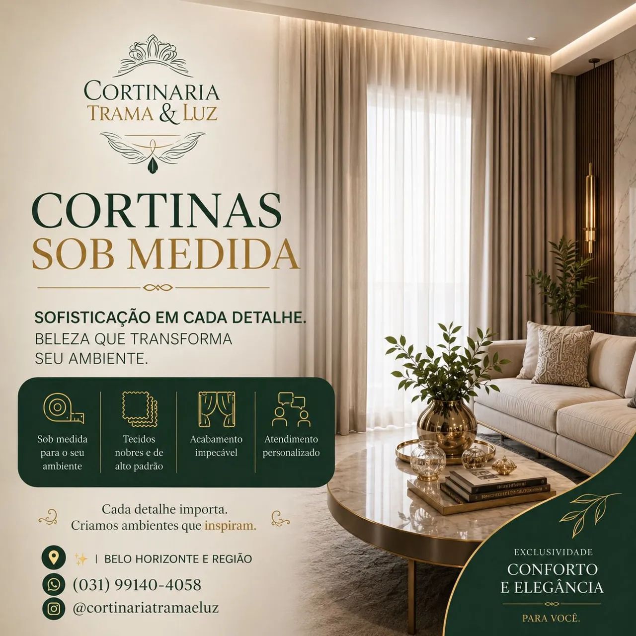 Cortina sob medida para cozinha. - Foto 5