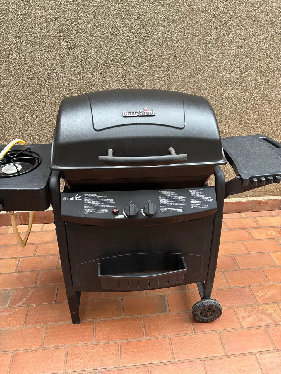 Churrasqueira a Gás Char-Broil com 1 Boca e Mesa Lateral - Foto 4