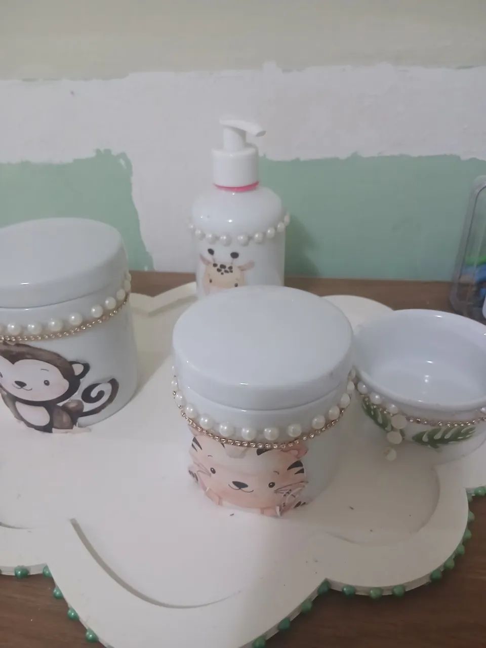 Kit de higiene em porcelana  - Foto 3