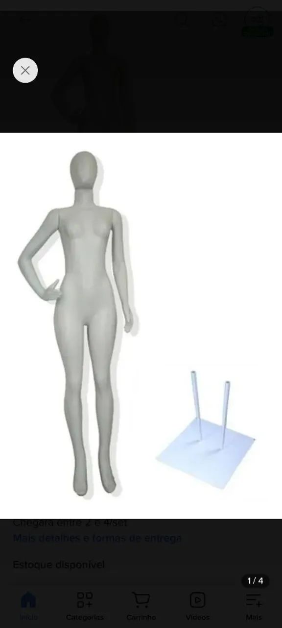 Manequim feminino 