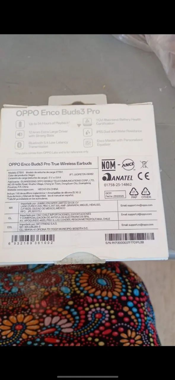 Fone de ouvido Oppo enco buds3 pro - Foto 2