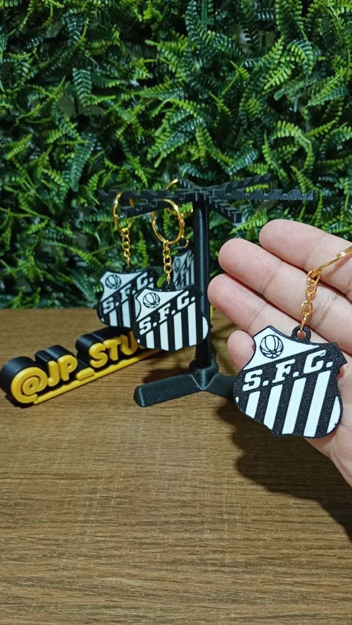Kit 4 chaveiros do Santos FC - Foto 3
