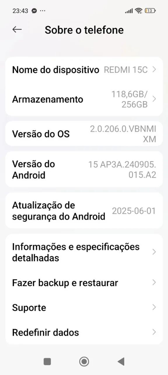 Celular redimi 15c 256gb 16ram 8 virtual - Foto 4