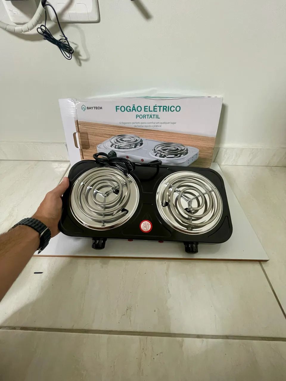 Fogão elétrico 2 bocas