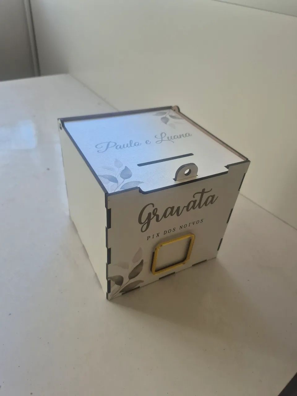 Caixa gravata casamento