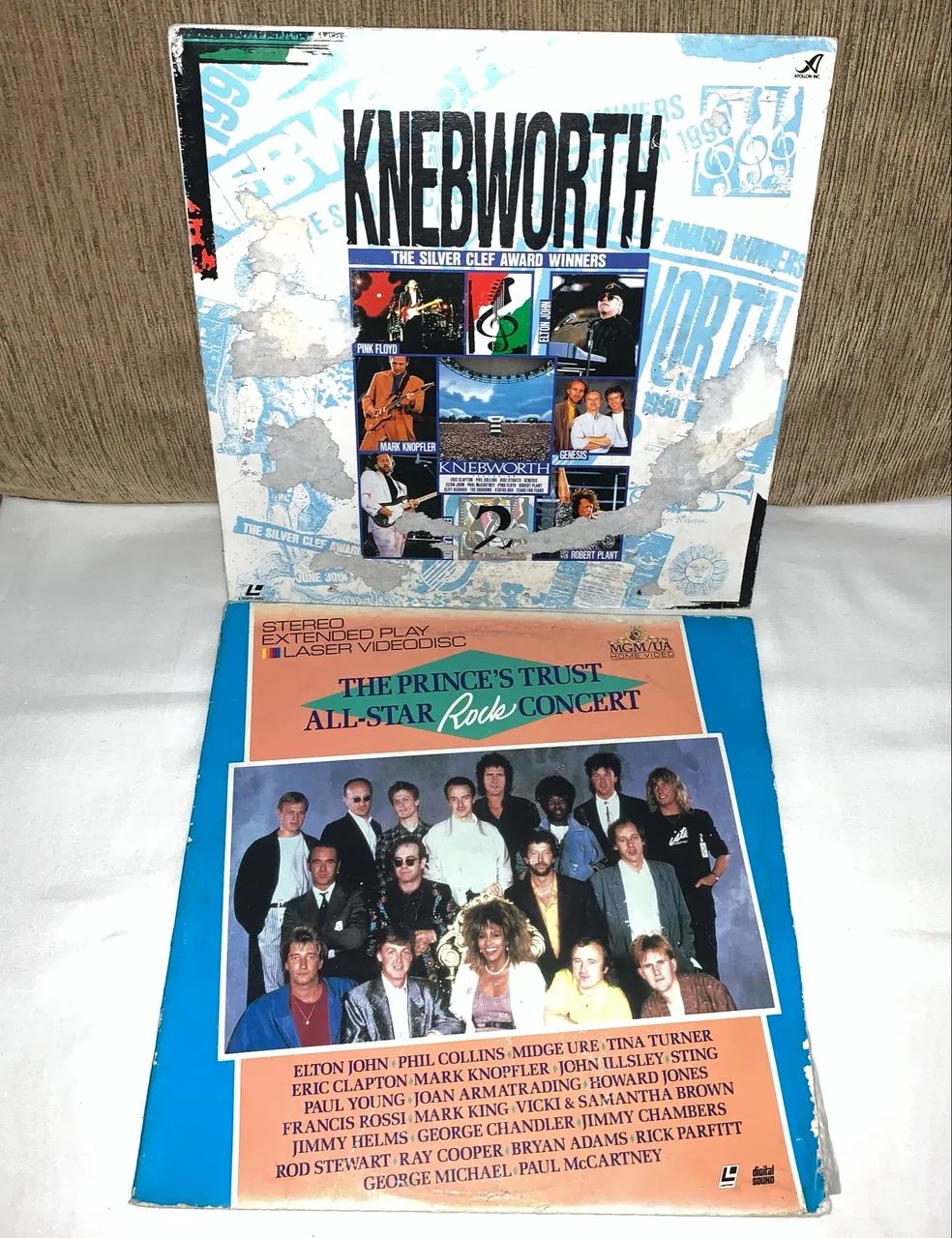 Laserdisc Knebworth 2 e The Prince?s Trust All Star Rock Concert