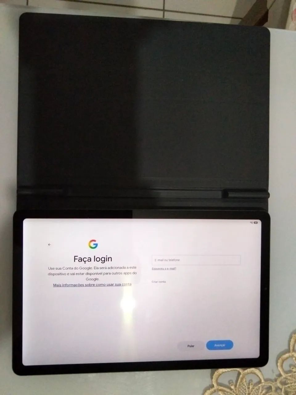 Tablet Samsung S6 Galaxy com Capa - Foto 4