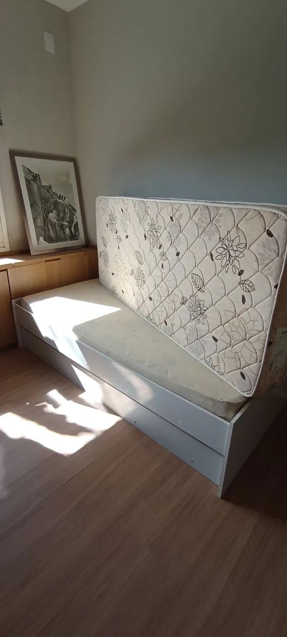 Cama solteiro com bicama com dois colchões solteiro - Foto 2