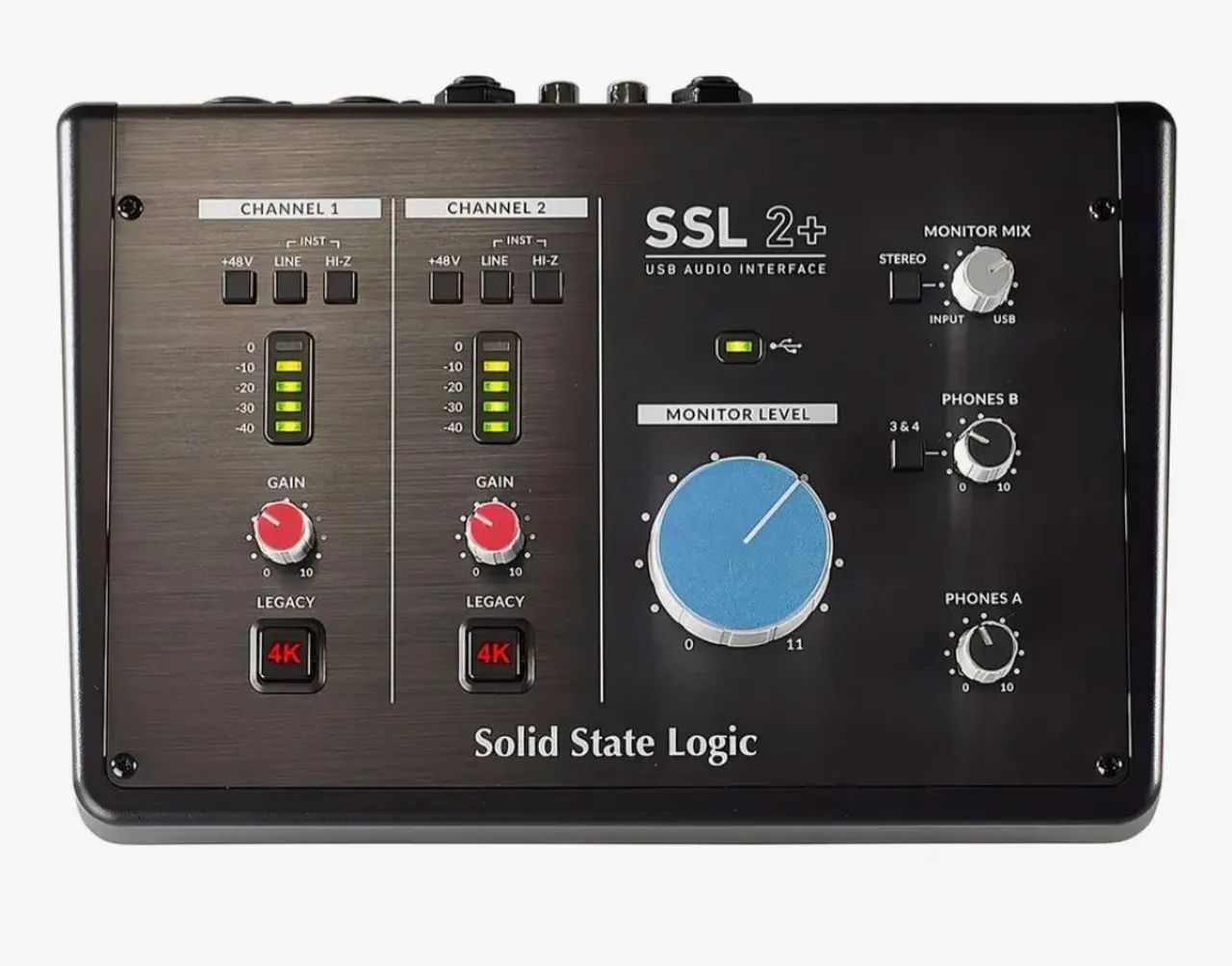 Plsca de áudio ssl 2+