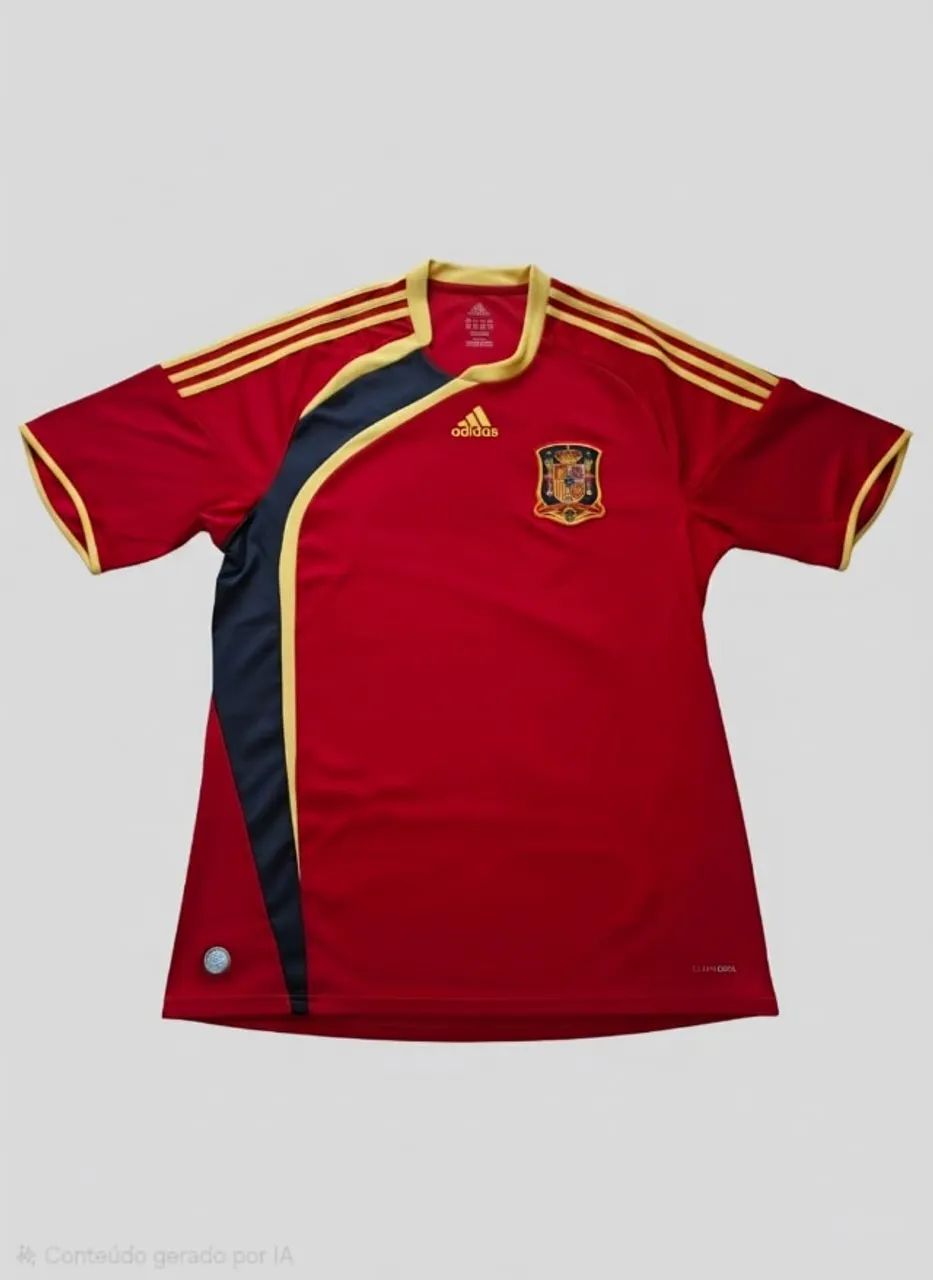 Camisa Oficial Espanha 2009 - Foto 2