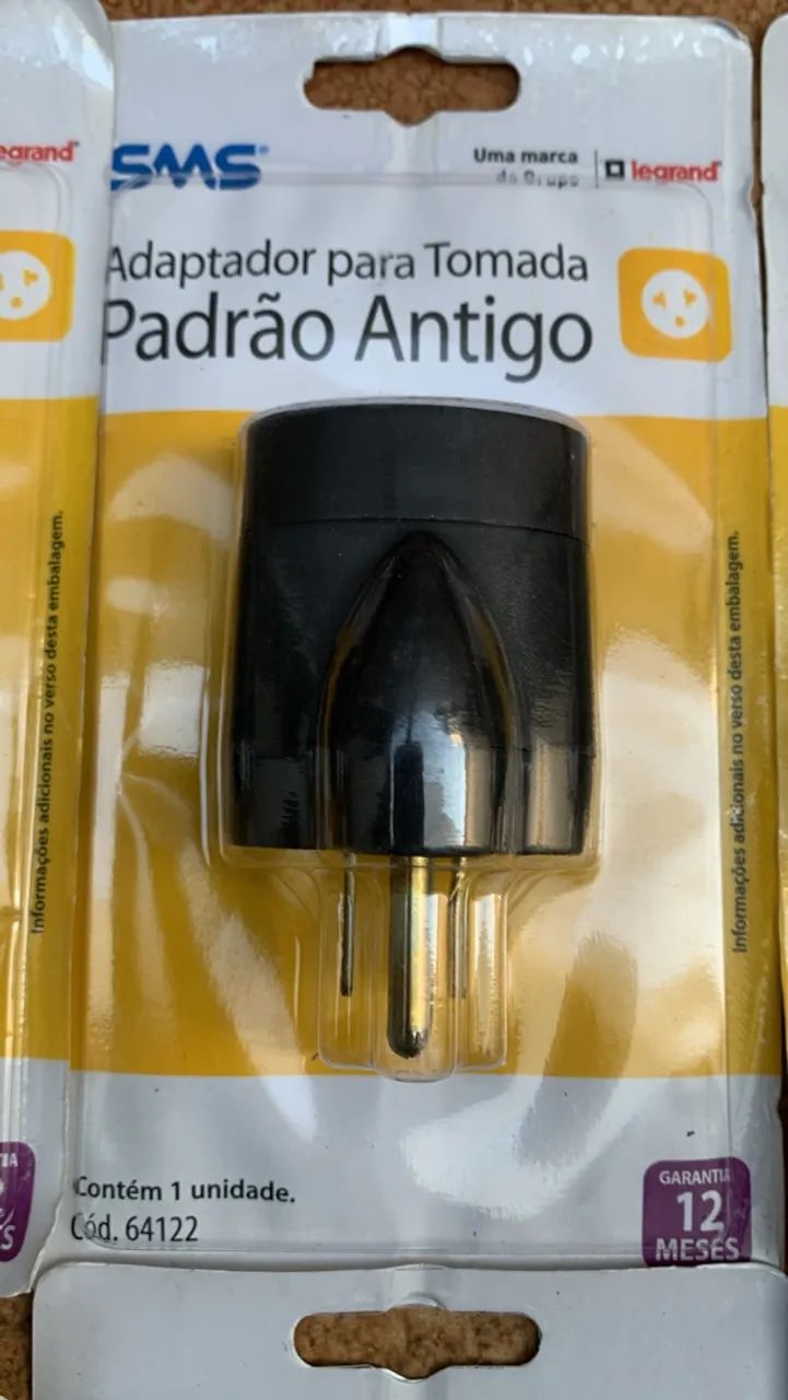 Kit com 10 adaptadores de tomada. - Foto 2