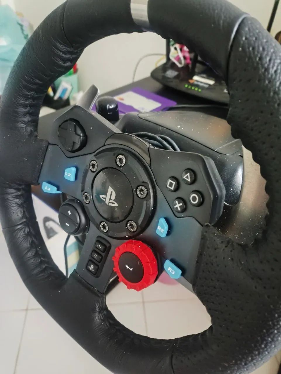 Volante gamer G29 Logitech com pedais - Foto 2