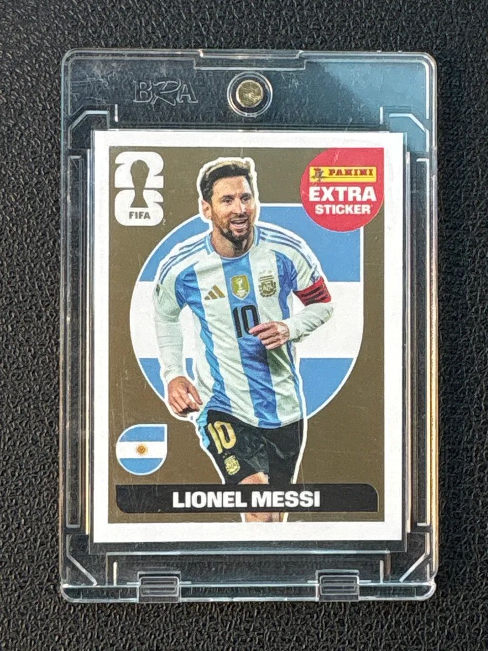 Messi Ouro Legend - Extra Sticker Gold Panini 2026