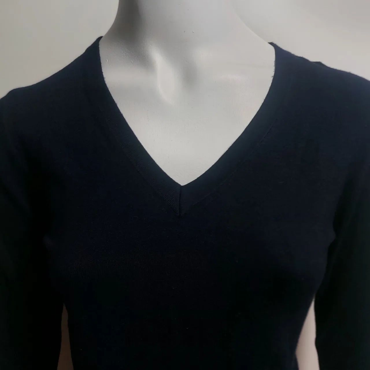 ZARA blusa tricô azul M - Foto 3