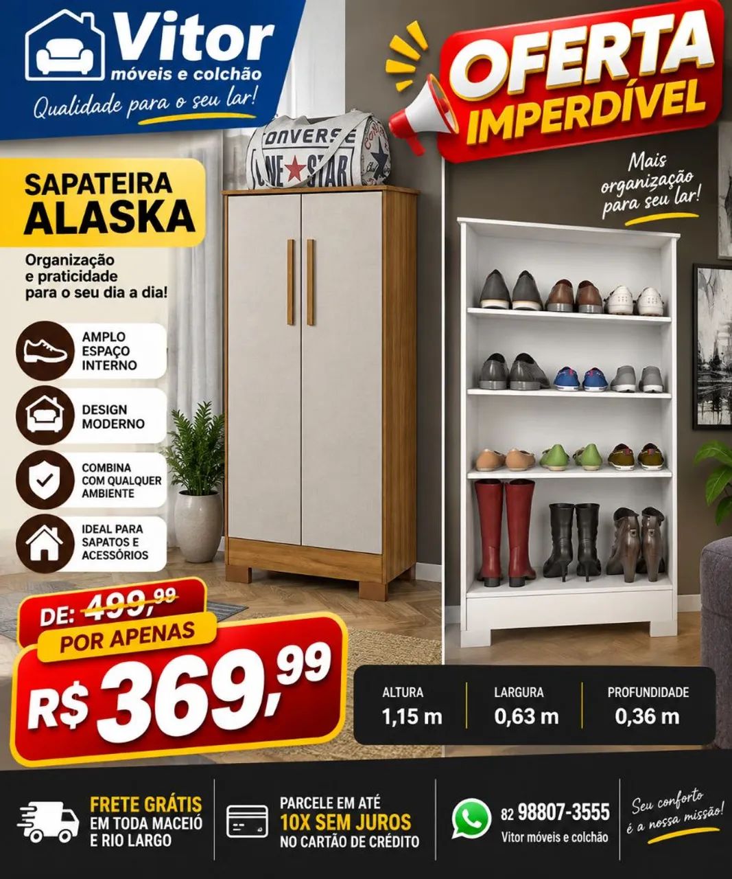 OFERTAS SAPATEIRA ALASKA