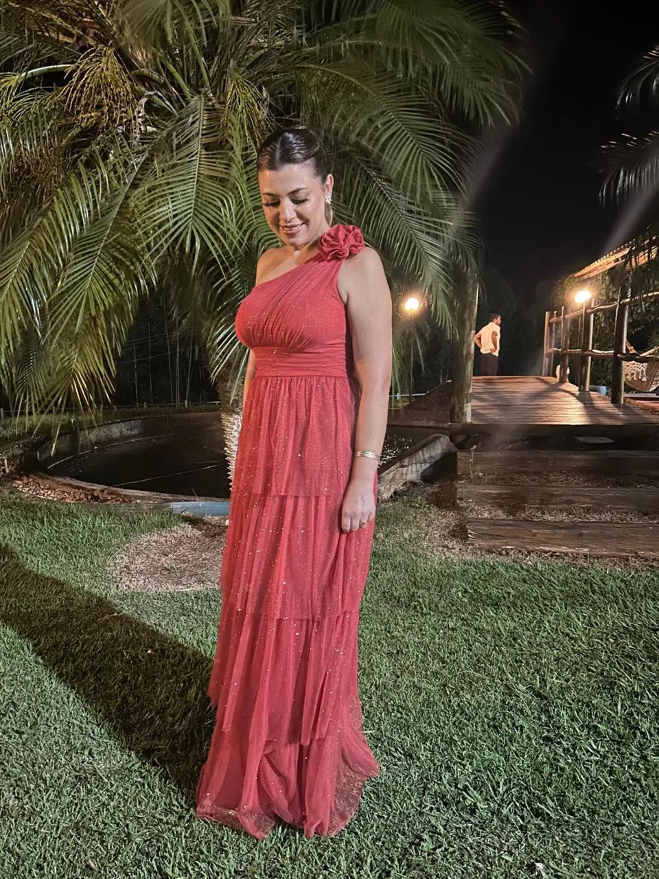 Vestido de Festa Terracota  - Foto 2