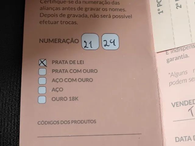 Par de aliança em prata - Foto 2