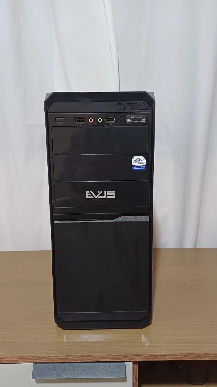 Pc básico de escritório 2gb ram sem ssd