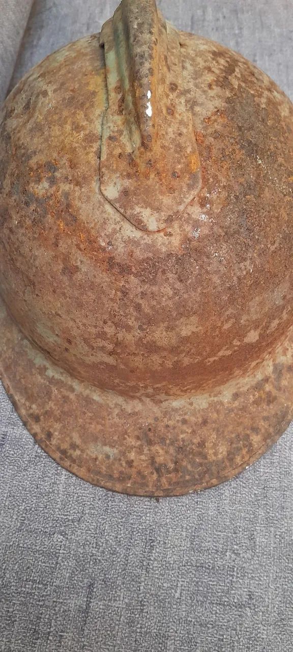 Capacete aço modelo francês 1915 - Foto 4