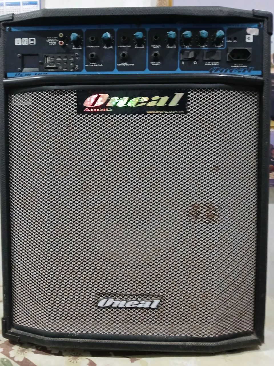 Caixa de som , microfone com fio e outro microfone sem fio - Foto 3