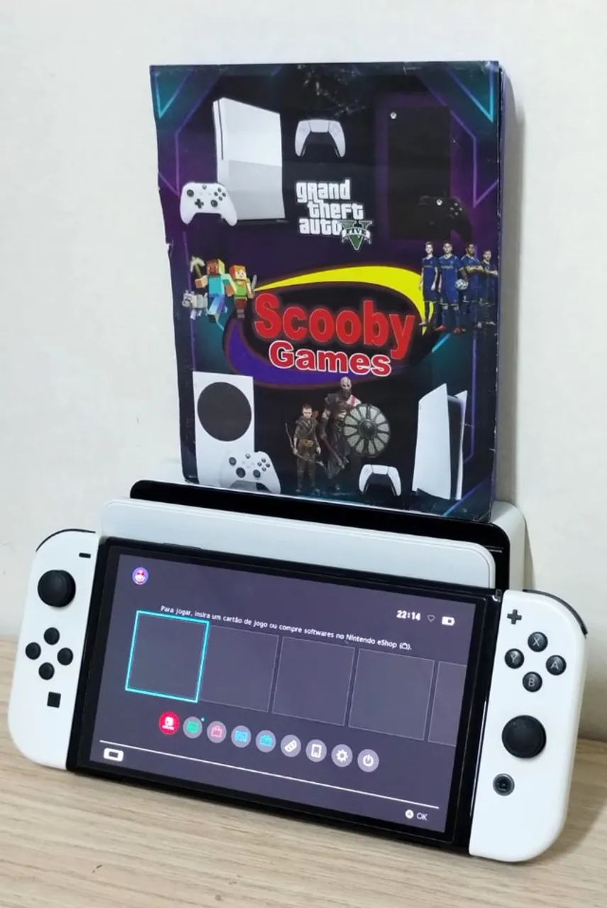 NINTENDO SWTICH OLED SEMINOVO, IMPECAVEL, LOJA, GARANTIA 1 ANO
