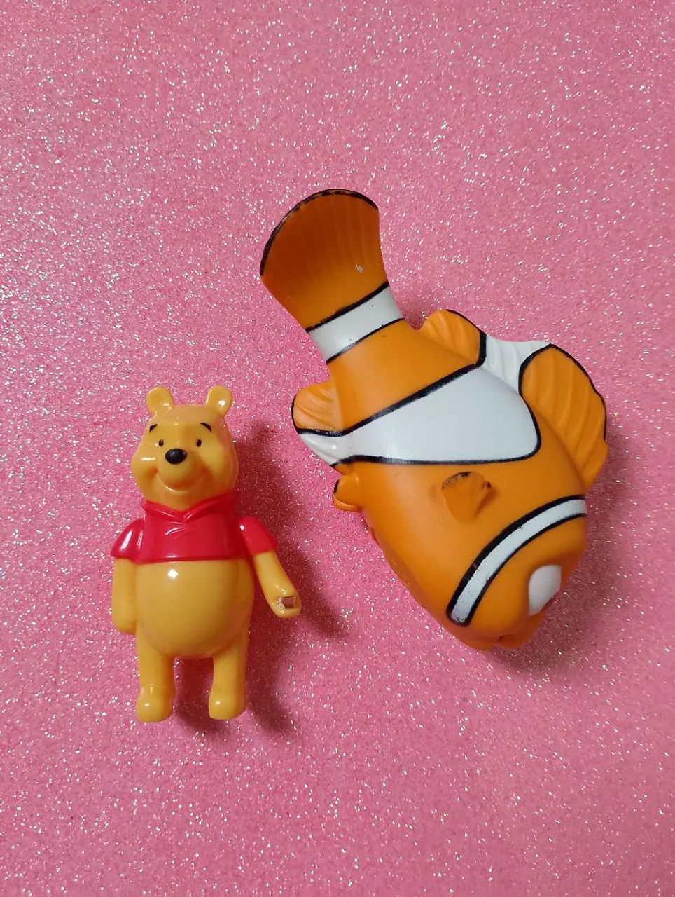 Boneco Nemo e ursinho Pooh original Disney