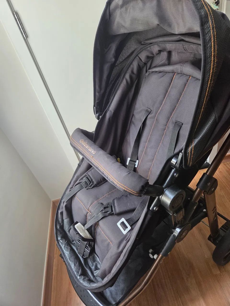 Carrinho de bebê Galzerano + bebê conforto - Foto 2