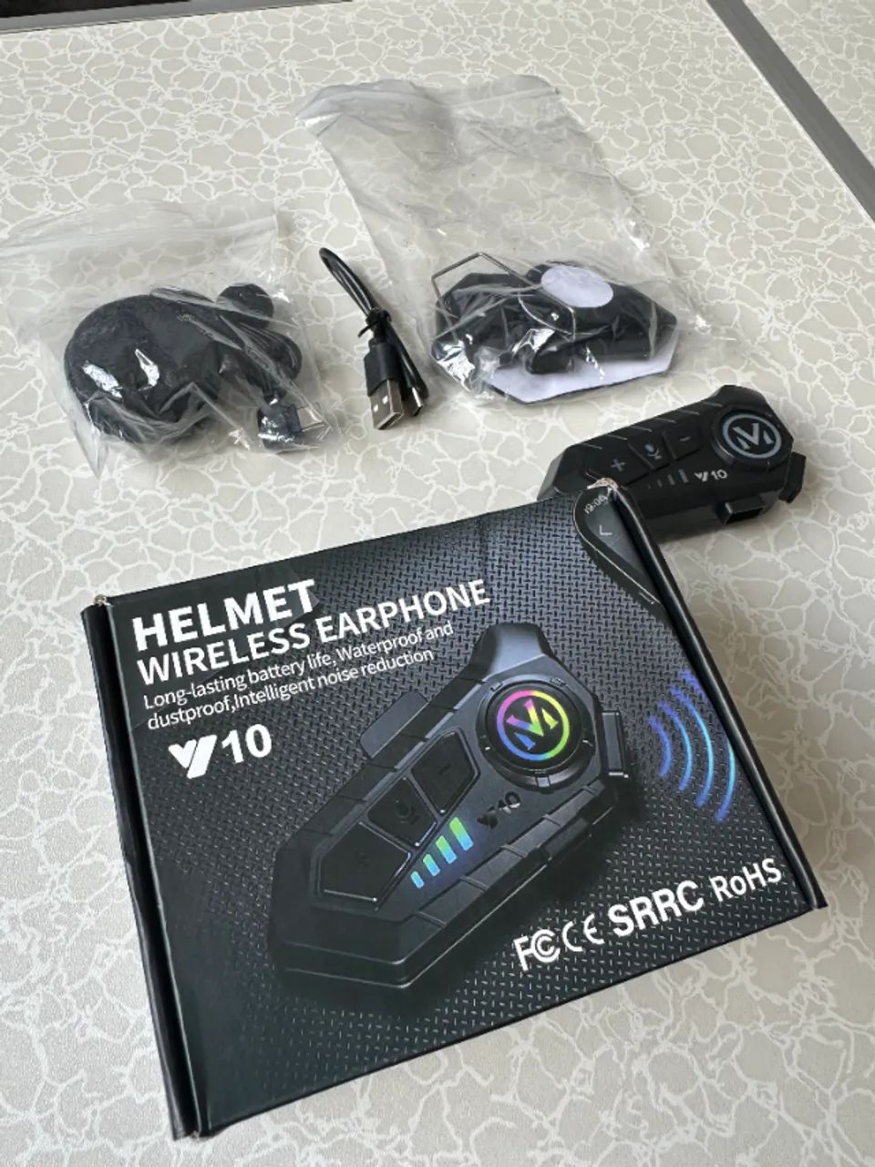 Intercomunicador Bluetooth para Capacete WOOSH V10 | Música, GPS e Chamadas - Foto 3