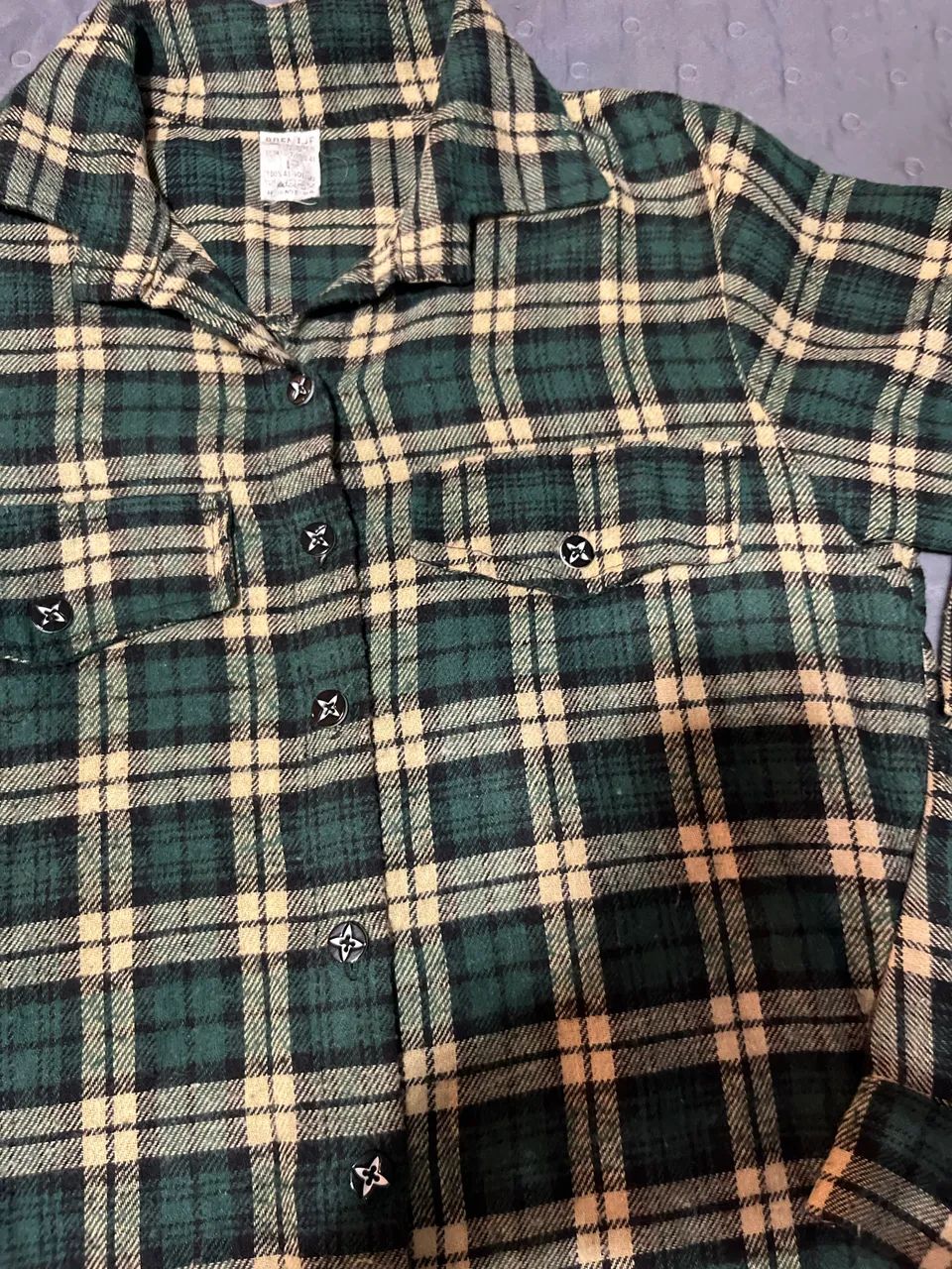 Camisa xadrez flanelada