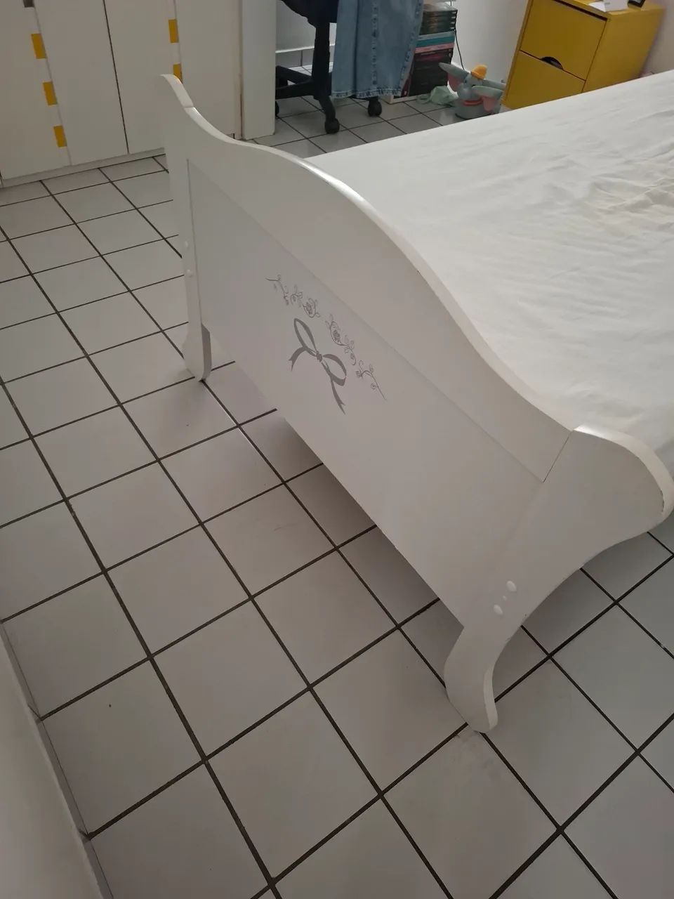 Cama Solteiro Usada - Foto 4