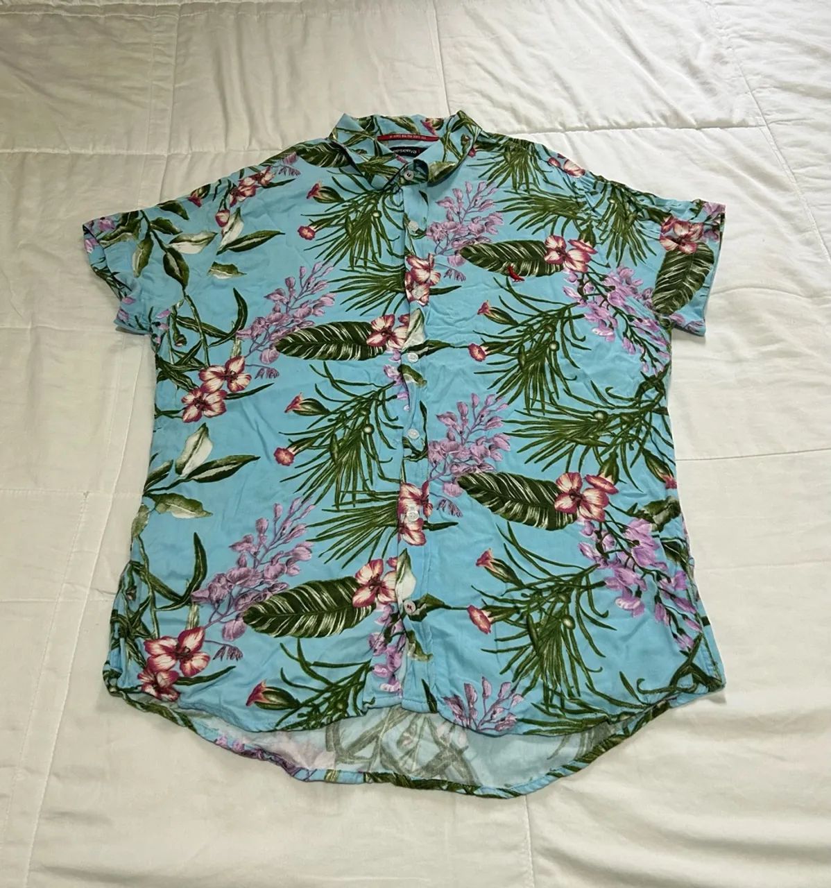 Camisa de botão Reserva floral