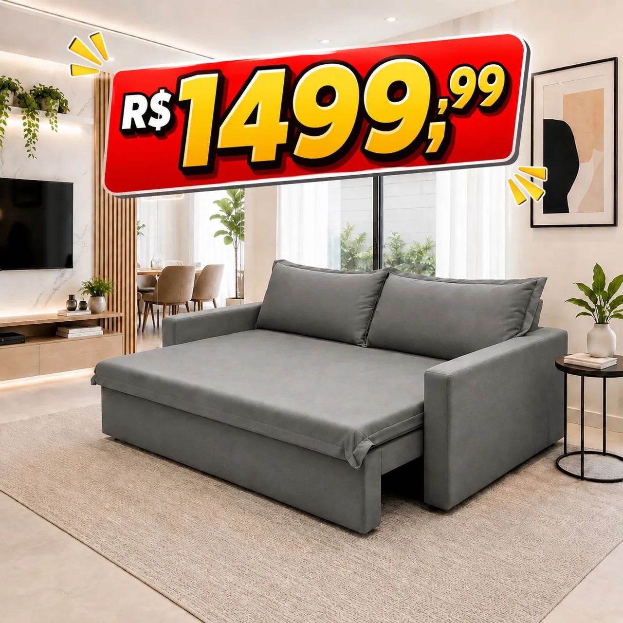 SOFÁ RETRÁTIL bonito e resistente, preço de Fábrica!!
