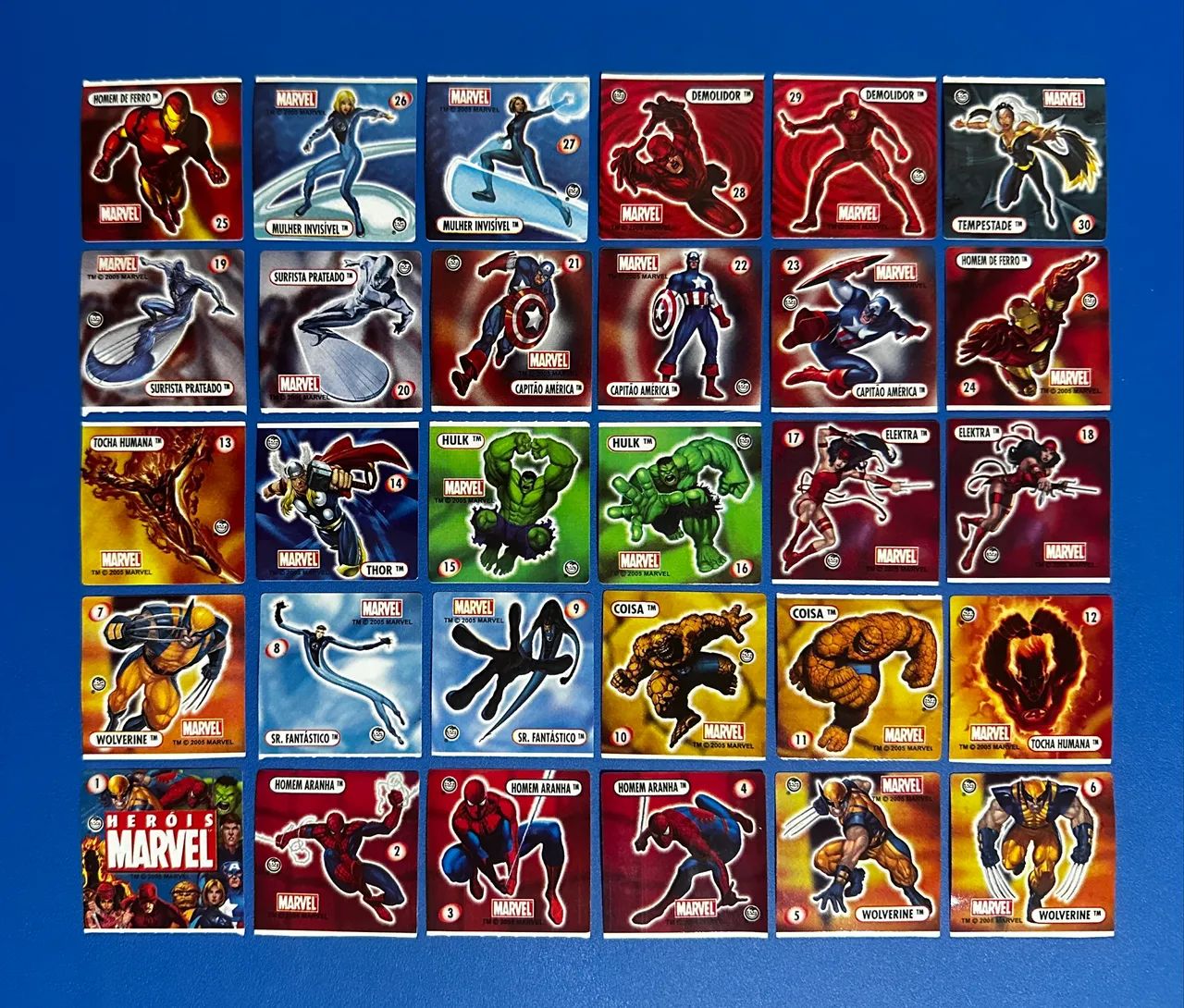 Tazos Stamps Marvel Elma Chips Excelente 